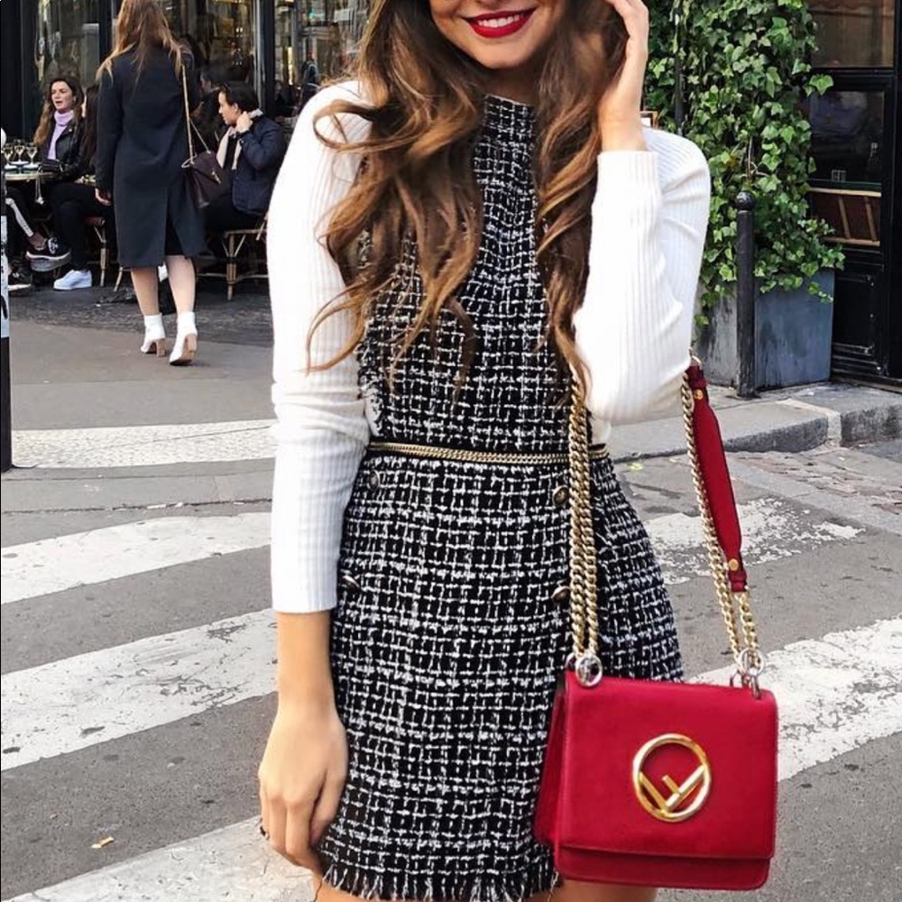 COPY - Zara tweed jumper bloggers favorite